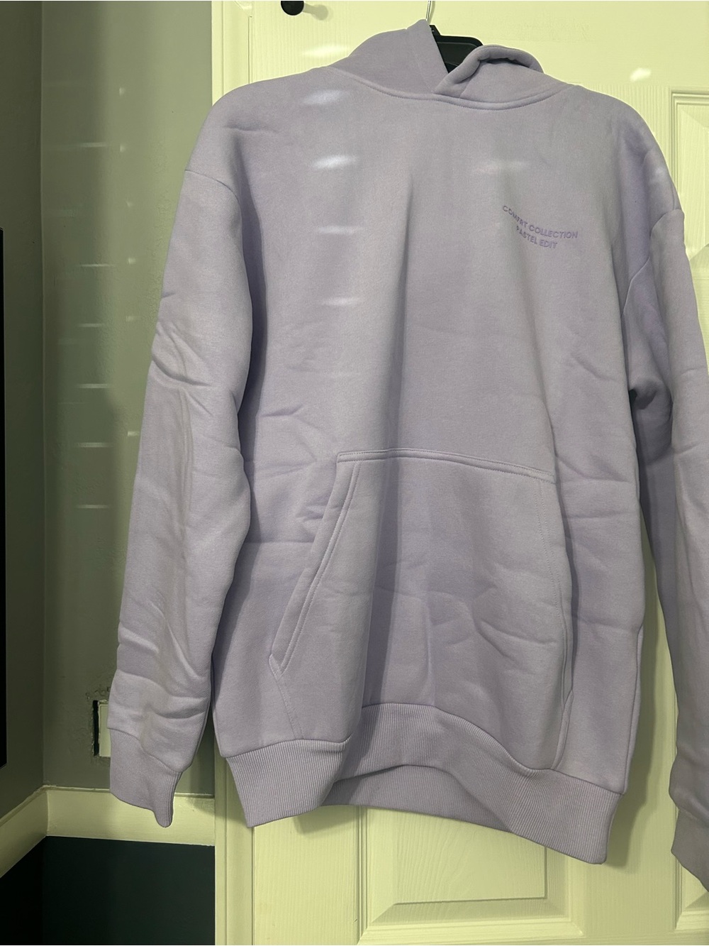Cozy Lavender Crewneck Hoodie - Women Sweaters Crewneck